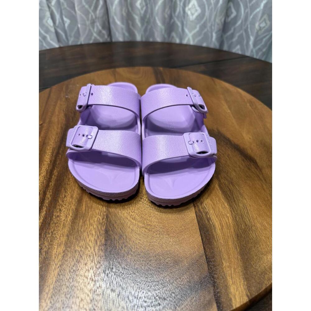 NWOT Birkenstock Arizona Essentials EVA Girls Size US 1 EU 32 Purple Fog